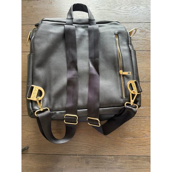 Fawn Design The Original Diaper Bag Mom Dad Large backpack Messenger Vegan Leath - Picture 6 of 10